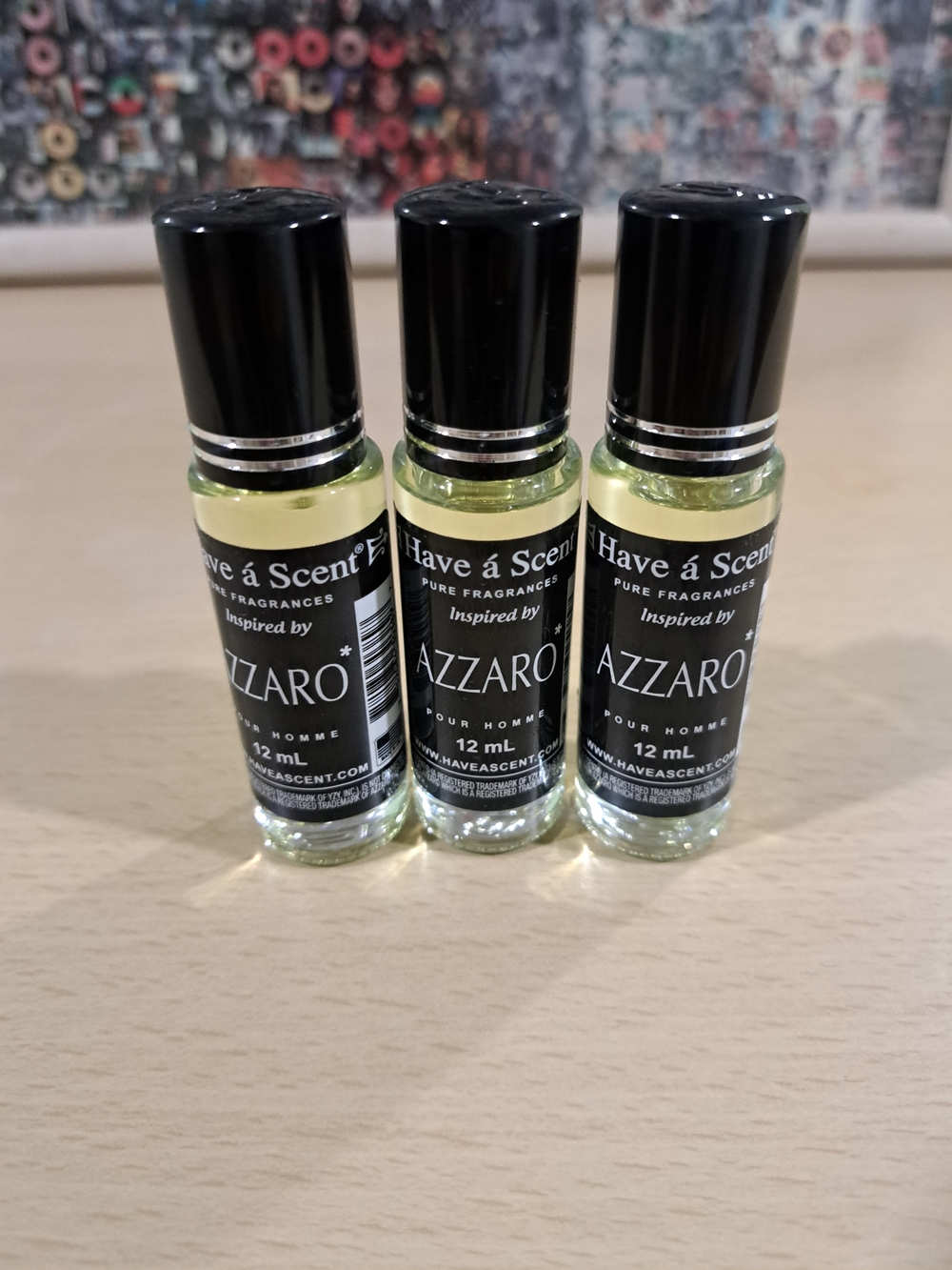 Have á Scent Azzaro-Inspired Roll-On Fragrance Oil for Men — Black